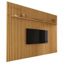 Ver imagem 2 de Painel Ripado Para TV Até 75 Polegadas 2.2 Cumaru Vênus Giga Móveis