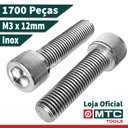 Ver imagem 2 de PARAFUSO ALLEN CABEÇA CILÍNDRICA M3 X 12MM INOX - 1700Pçs