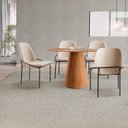 Ver imagem 1 de Conjunto Sala de Jantar Mesa Cone com 4 Cadeiras Maya Bege e Marrom