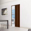 Ver imagem 1 de Porta Sanfonada de PVC 210cm x 96cm Plastporta Bcf Marrom/Imbuia