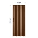 Ver imagem 4 de Porta Sanfonada de PVC 210cm x 96cm Plastporta Bcf Marrom/Imbuia