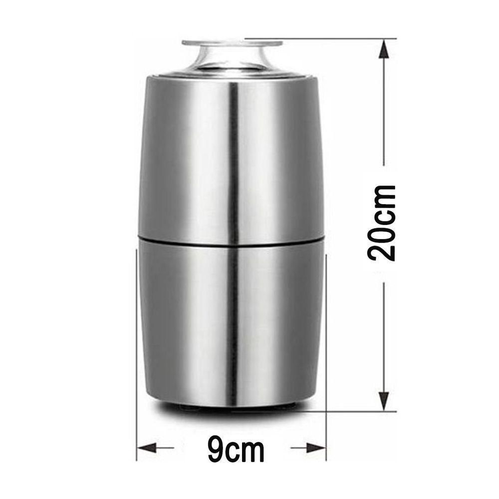 Moedor de Cafe Eletrico Inox 230w Graos Cafeina Po Especiarias Bebida Lanche Cozinha Cafe da Manha U - 7