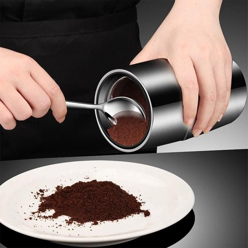 Moedor de Cafe Eletrico Inox 230w Graos Cafeina Po Especiarias Bebida Lanche Cozinha Cafe da Manha U - 10
