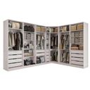 Ver imagem 3 de Guarda Roupa Closet Casal Adapt 6 Peças (2 S Abertos + 1 Canto Obliquo + 3 Complementos) Qcm73