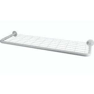 Prateleira com tela para lavanderia:Branco