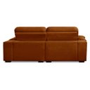 Ver imagem 5 de Sofa Retratil Reclinavel 2 Lugares 2,00m Crystal Veludo Laranja Lansofbr Lansof Brasil