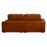 Sofa Retratil Reclinavel 2 Lugares 2,00m Crystal Veludo Laranja Lansofbr Lansof Brasil - 5