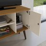 Rack para Tv até 50 Polegadas Viena com Nichos e Portas:off White/nature - 4