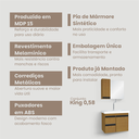 Ver imagem 5 de Gabinete para Banheiro com Armário, Gavetas e Cuba King 58cm Montado Fimap Freijó