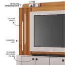 Ver imagem 7 de Estante para TV e Home Theater MDF 182cmx204cm Detalhes Curvos Laranja Cinamomo/Off