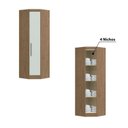 Ver imagem 5 de Quarto Modulado Solteiro Infinity com 5 Portas 