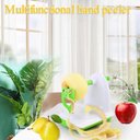Ver imagem 3 de Descascador Manual de Frutas Maquina Tira Casca de Legumes Maca Batata com Manivela Mesa Bancada Lux
