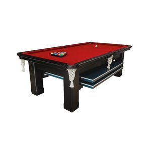 Mesa de Sinuca e Ping Pong - 1,96x1,06 - Vermelho