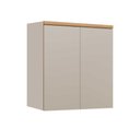 Ver imagem 2 de Armário Cozinha Aéreo Allure 2 Portas 80cm Gris e Jequitibá