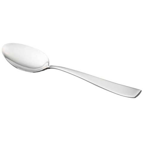 Jogo 48 Colheres Aço Inox para Sobremesa 19cm Pisa Talheres Mesa Posta Restaurante Hotel