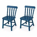 Ver imagem 2 de Conjunto Infantil Mesa 68x52cm com 2 Cadeiras Madeira Maciça