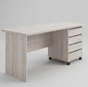 Ver imagem 1 de Mesa Notebook Diretor com Gaveteiro 150cm Carvalho
