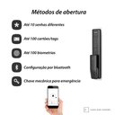 Ver imagem 6 de Fechadura Digital Philips Alpha Push and Pull – Biometria, Cartão RFID e Aplicativo