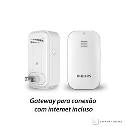 Fechadura Digital Philips Alpha Push and Pull – Biometria, Cartão RFID e Aplicativo - 2