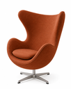 Ver imagem 3 de Poltrona Egg - Tecido Suede Terracota