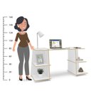 Ver imagem 5 de Mesa ECO Friendly Compensado Naval Flora 156,2cm Branco