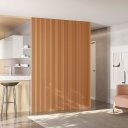 Ver imagem 1 de Painel Ripado Modular 2,50x1,80cm (4,50m²) Marrom/Nature Fosco Linea Brasil