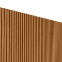 Ver imagem 4 de Painel Ripado Modular 2,50x1,80cm (4,50m²) Marrom/Nature Fosco Linea Brasil