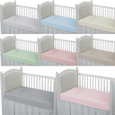 Ver imagem 1 de Kit 2 Fronhas Berço Americano 100% Algodão Percal 200 Fios:branco