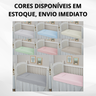 Kit 2 Fronhas Berço Americano 100% Algodão Percal 200 Fios:branco - 6