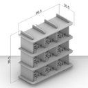 Ver imagem 4 de Estante ECO Friendly Compensado Naval Aurora