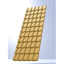 Ver imagem 1 de Telha PVC Plan 2,42x0,88cm 6 Ondas Permatti Bege/Marfim