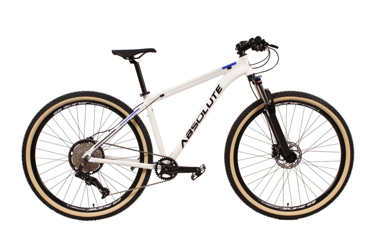 Bicicleta 29 Absolute Nero 4 12v Trava K7 11/50 Freios Hidráulicos Kit 1x12 - Branco Tam.15 - 1