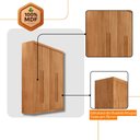 Ver imagem 4 de Guarda Roupa Solteiro Heros 4 Portas e 2 Gavetas Mdf Moderna