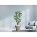Ver imagem 2 de Planta Artificial Árvore Palmeira Phoenix 1,77m kit + Vaso Redondo D. Grafiato Bege 40cm