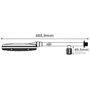 Ver imagem 3 de Chuveiro Piscina Frio Completo 8 com Registro Durin Preto