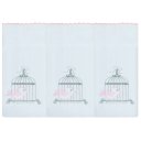 Ver imagem 1 de Jogo de Fralda de Ombro - Gaiola Rosa