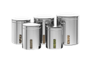 Ver imagem 2 de Conjunto de Potes para Mantimentos com Tampa e Visor Brinox Suprema 5 Peças Aço Inox