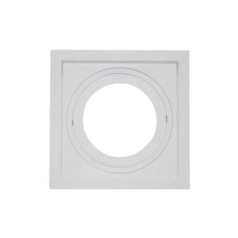 Spot de Embutir Conecta Par30 Quadrado Recuado Branco 17cm Evoled