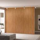 Ver imagem 1 de Painel Ripado Modular 2,50x2,97cm (7,43m²) Marrom/Nature Fosco Linea Brasil