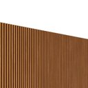 Ver imagem 4 de Painel Ripado Modular 2,50x2,97cm (7,43m²) Marrom/Nature Fosco Linea Brasil