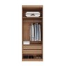 Guarda Roupa 2 Portas com Cabideiro 2 Gavetas Hera CabeCasa MadeiraOriginals - 18