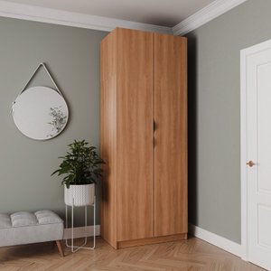 Guarda Roupa 2 Portas com Cabideiro 2 Gavetas Hera CabeCasa MadeiraMadeira