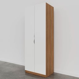 Guarda Roupa 2 Portas com Cabideiro 2 Gavetas Hera CabeCasa MadeiraMadeira - 10