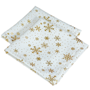 Ver imagem 1 de Kit 2 Pçs Guardanapo 2 Lugares 42x42cm Lumine Natal Tecido Oxford Estampado