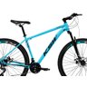 Bike Aro 29 Ksw Xlt100/200 24v com Shimano e Freios Mecânico Cor:azul+preto;tamanho:19 - 2