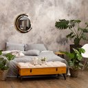 Ver imagem 3 de Espelho decorativo de parede redondo com moldura Premium Santorini Preto