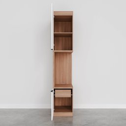 Mesa de Cabeceira Modular Esquerda 2 Portas 1 Gaveta Hera CabeCasa MadeiraMadeira - 11