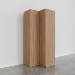 Guarda Roupa de Canto Reto Modular com 3 Prateleiras 2 Gavetas Hera CabeCasa MadeiraMadeira - 9