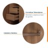 Guarda Roupa de Canto Reto Modular com 3 Prateleiras 2 Gavetas Hera CabeCasa MadeiraOriginals - 7