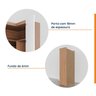Guarda Roupa de Canto Reto Modular com 3 Prateleiras 2 Gavetas Hera CabeCasa MadeiraOriginals - 8